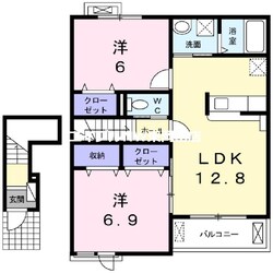 エミネンス長船　Ⅱの物件間取画像